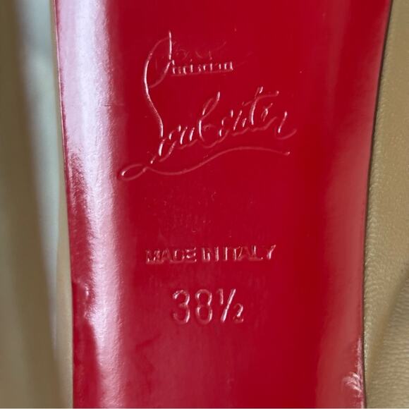 Christian Louboutin Dolly Pump Alta 160 in Blush Size 38.5 - Picture 8 of 14